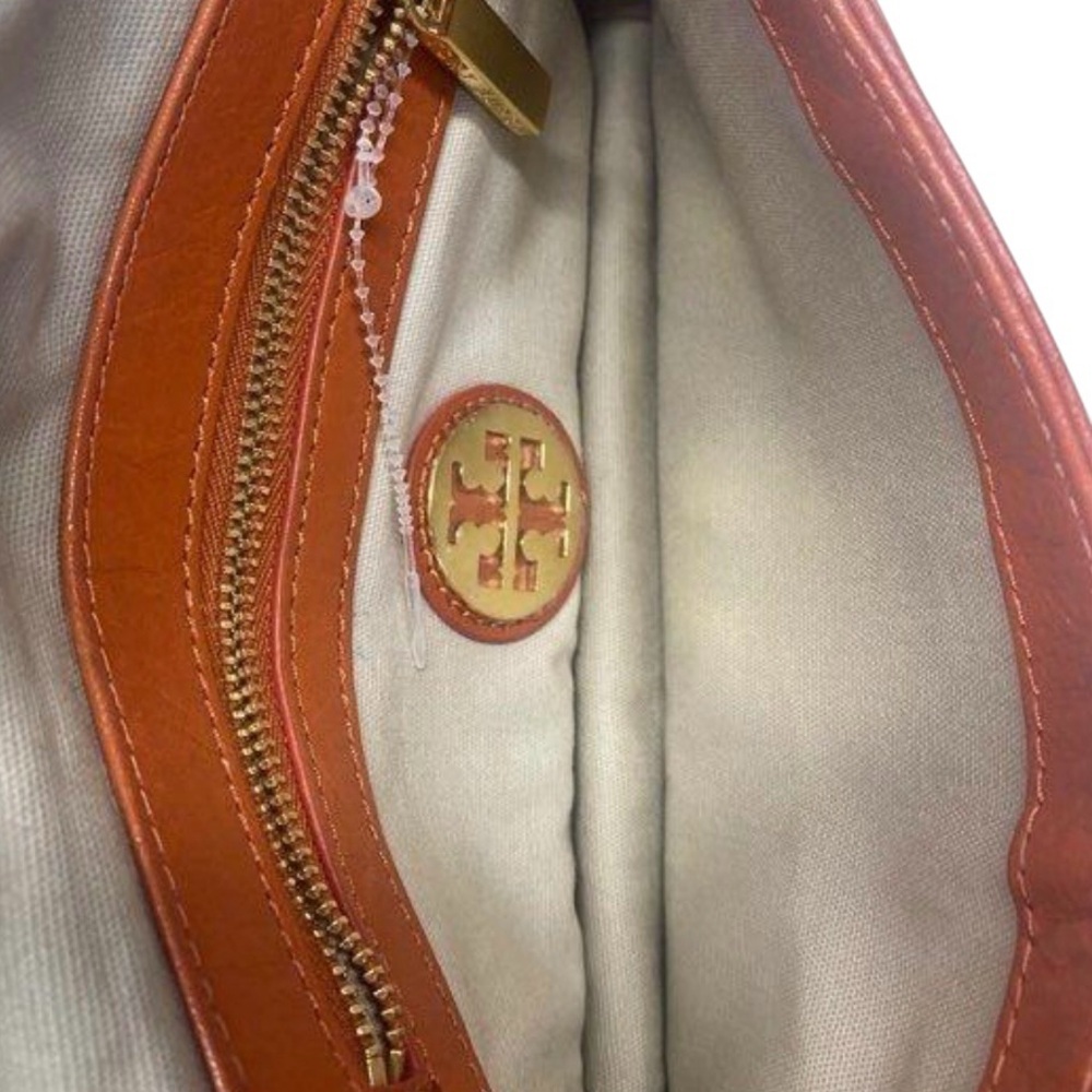 Tory Burch Bond Clutch with Padlock accent - Picture 6 of 10